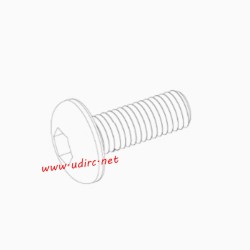 UDIRC UCX2405 Parts 1.4x5mm TM Hexagon Socket Button Head Machine Screw UCX24-S001