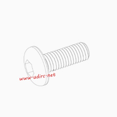 UDIRC UCX2405 Parts 1.4x5mm TM Hexagon Socket Button Head Machine Screw UCX24-S001