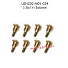 3.5X14+3X6MM Hexagon Socket Flat Round Head Step Screws M01-034 Parts for UDIRC UD1202 RC Truck