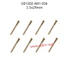 3.5X29MM Hexagon Socket Flat Head Self-Tapping Screws with Half Threads M01-036 Parts for UDIRC UD1202 RC Truck