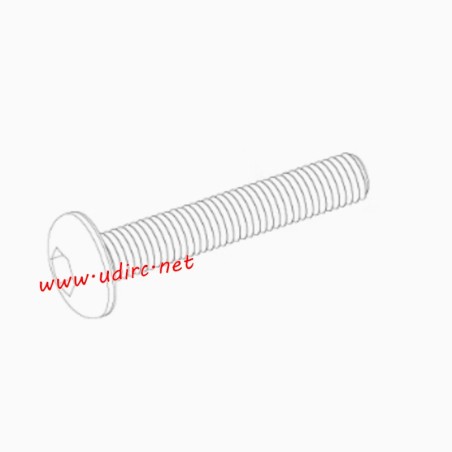 UDIRC UCX2405 Parts 2x15mm TM Hexagon Socket Button Head Machine Screw UCX24-S011