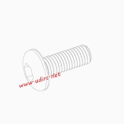 UDIRC UCX2405 Parts 1.6x6mm TM Hexagon Socket Button Head Machine Screw UCX24-S012