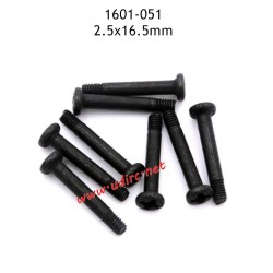 UDIRC UD1601 RC Truck Parts 2.5X16.5mm PM Screw Pin Set 1601-051