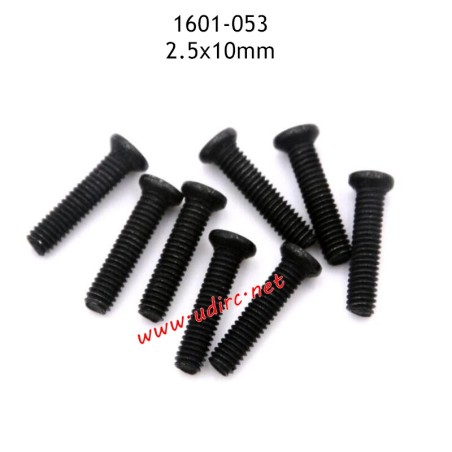UDIRC UD1601 RC Truck Parts 2.5X10mm KM Screws 1601-053