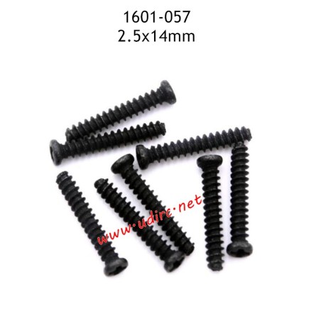 UDIRC UD1601 RC Truck Parts 2.5X14mm PB Screws 1601-057
