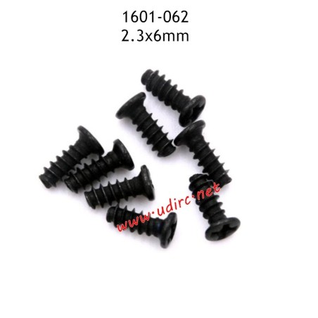 UDIRC UD1601 RC Truck Parts 2.3X6mm PB Screws 1601-062