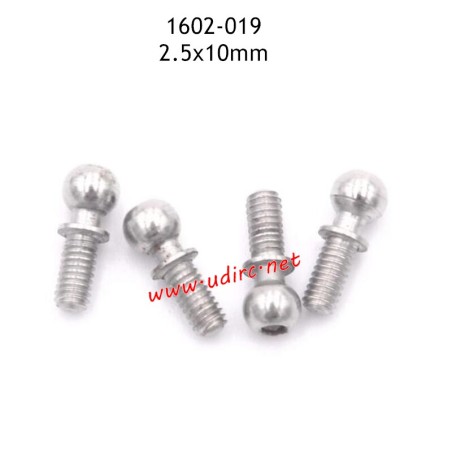 UDIRC UD1602 Parts 2.5x10mm Pivot Balls 1602-019
