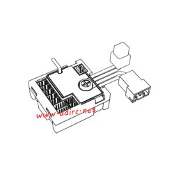 UDIRC UCX2401 Parts Brushed Speed Control and Receiver UCX24-E003 Overview