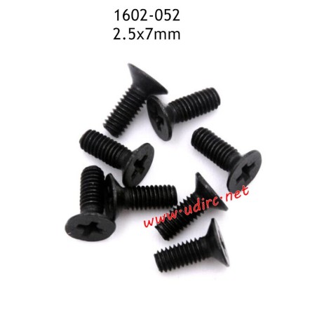 UDIRC UD1602 RC Car Parts 2.5x7mm KM Screws 1602-052