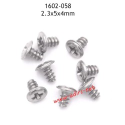 UDIRC UD1602 RC Truck Parts 2.3X5x4MM PB Screws 1602-058