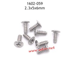 UDIRC UD1602 RC Truck Parts 2.3X6X5mm PB Screws 1602-059