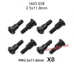 2.5X11.8mm PM Screw Parts for UDIRC UD1603 RC Truck 1603-038