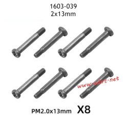 2.0X13MM PM Screws 1603-039 Parts for UDIRC UD1603 RC Car