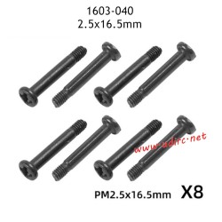 UDIRC UD1603 Parts 2.5X16.5MM PM Screws 1603-040
