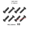 UDIRC UD1603 Parts 2.3X8MM PB Screws 1603-043