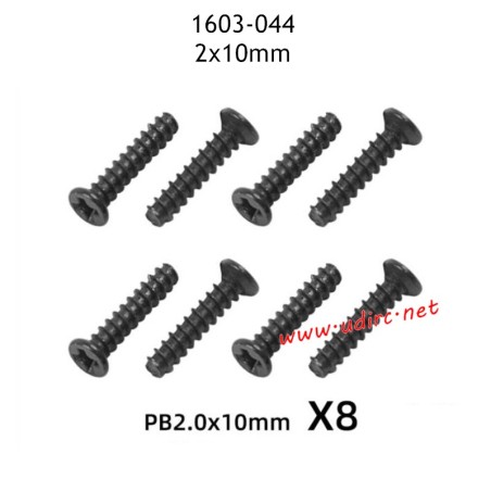 UDIRC UD1603 Parts 2.0X10MM PB Screws 1603-044