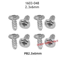UDIRC UD1603 RC Car Parts 2.3X6MM PB Screws 1603-048