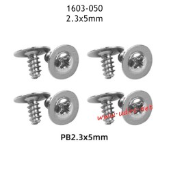 UDIRC UD1603 RC Car Parts 2.3X5MM PB Screws 1603-050