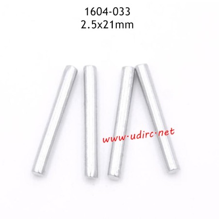 UDIRC UD1604 Parts 2.5X21mm Shaft 1604-033