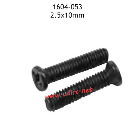 UDIRC UD1604 Parts 2.5X10MM KM Screws 1604-053