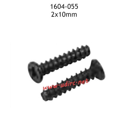 UDIRC UD1604 Parts 2X10MM PB Screws 1604-055