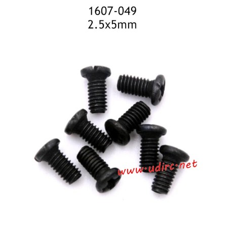 UDIRC UD1607 Parts 2.5X5MM PM Screws 1607-049