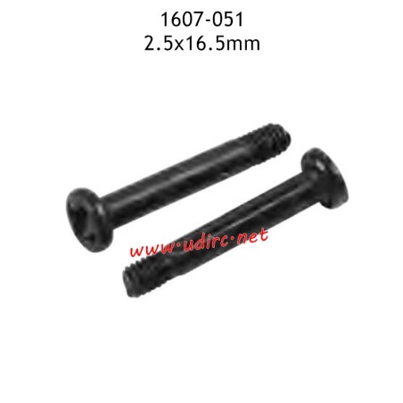 UDIRC UD1607 RC Car Parts 2.5X16.5MM PM Screw Pin Set