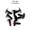 UDIRC UD1607 RC Truck Parts 2.3x8x8mm PB Screws 1607-060