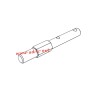UDIRC UCX2401 RC Car Parts Gear Spindle UCX24-M008