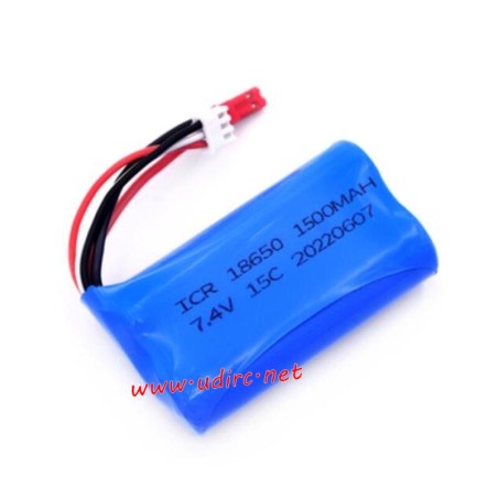 UDIRC UD1607 Parts 7.4V 1500mAh Battery 1607-012