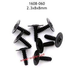 UDIRC UD1608 Parts 2.3x8x8mm PB Screws 1608-060