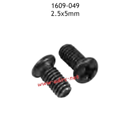 UDIRC UD1609 RC Truck Parts 2.5X5MM PM Screws 1609-049