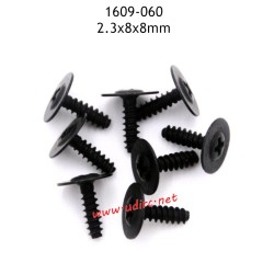 UDIRC UD1609 Parts 2.3x8x8mm PB Screws 1609-060