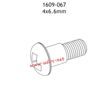 UDIRC UD1609 Parts 4x6.6mm PM Screws 1609-067