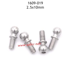 UDIRC UD1609 RC Car Parts 2.5x10mm Pivot Balls 1609-019