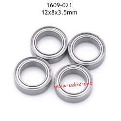 UDIRC UD1609 Parts 12x8x3.5mm Ball Bearing 1609-021