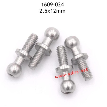 UDIRC UD1609 Parts 2.5X12MM Pivot Balls 1609-024