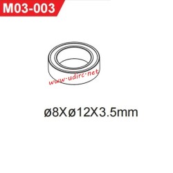 UDIRC 1001 1002 1002SE Parts 8x12x3.5mm Ball Bearing M03-003