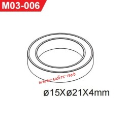 UDIRC 1001 1002 1002SE Parts 15x21x4mm Ball Bearing M03-006