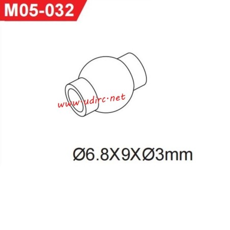 UDIRC 1001 1002 1002SE Parts 6.8x9x3mm Hollow Ball M05-032