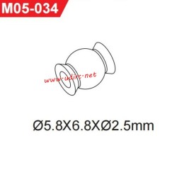 UDIRC 1001 1002 1002SE Parts 5.8x6.8x2.5mm Hollow Ball M05-034