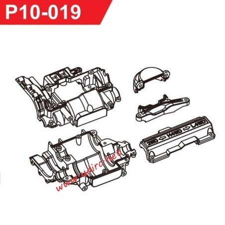 UDIRC 1001 1002 1002SE Parts Central Transmission Housing P10-019