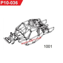 UDIRC 1001 Parts Roll Cage Assembly P10-036