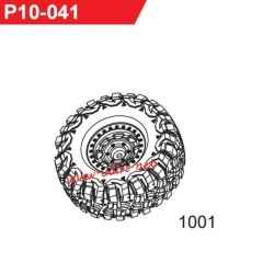UDIRC 1001 Parts Wheel Assembly P10-041