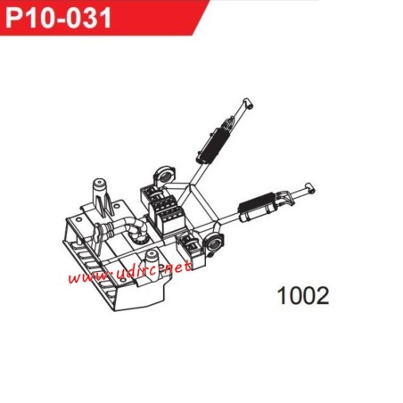 UDIRC 1002 1002se Parts Rear Roll Cage Kit P10-031