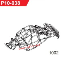 UDIRC 1002 RC Car Parts Roll Cage Assembly P10-038