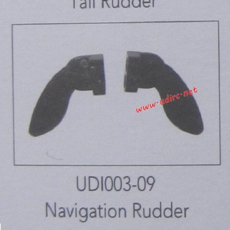 UDIRC UDI003 Speedboat Parts Navigation Rudder UDI003-09