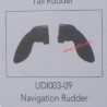 UDIRC UDI003 Speedboat Parts Navigation Rudder UDI003-09