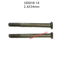 UDIRC UDI018 Parts 2.6X34MM Rudder Half Screw UDI018-14