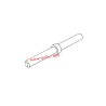 UDIRC UCX2402 RC Car Parts Transmission Gear Shaft UCX24-M007